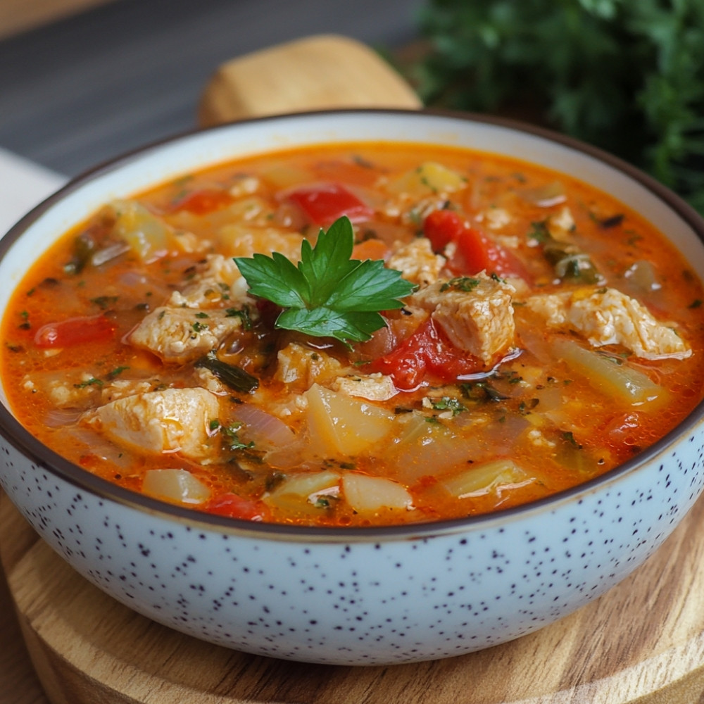 Zupa z pieczonych warzyw