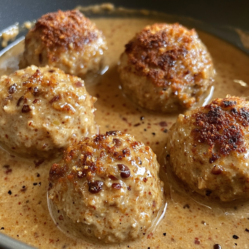 Boulettes de porc sauce chili et Dijon à la mijoteuse