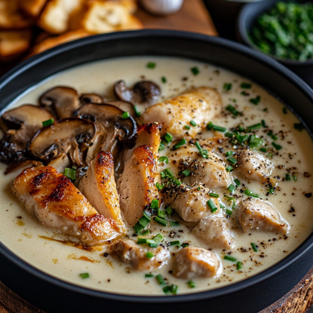 Bulion do fondue z kurczakiem