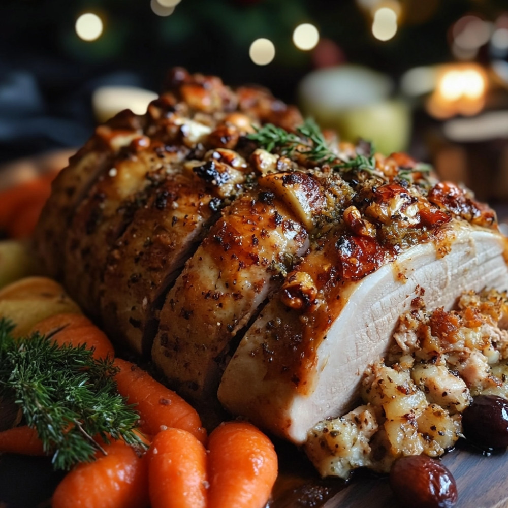 Indyk faszerowany na Święta