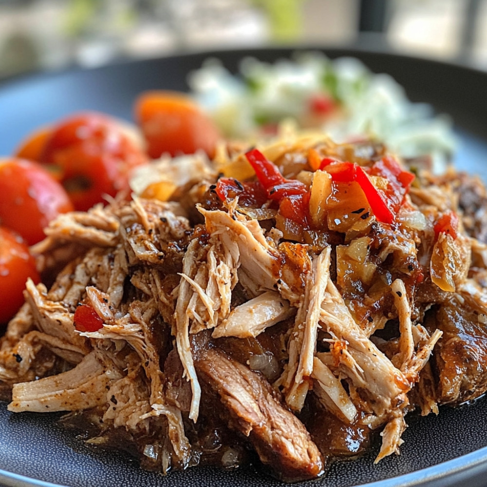 Kurczak pulled z wolnowaru