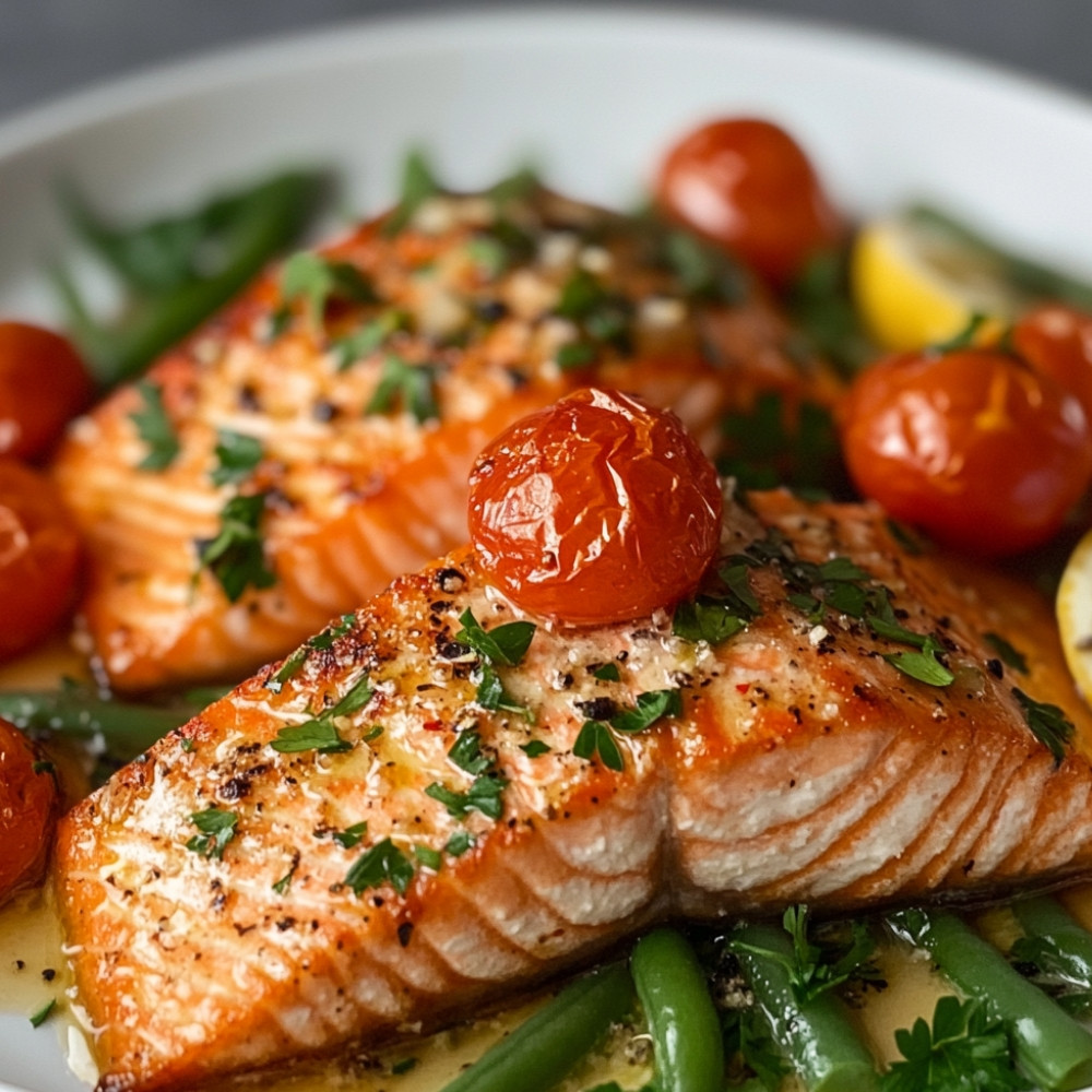 Łosoś pieczony w piekarniku