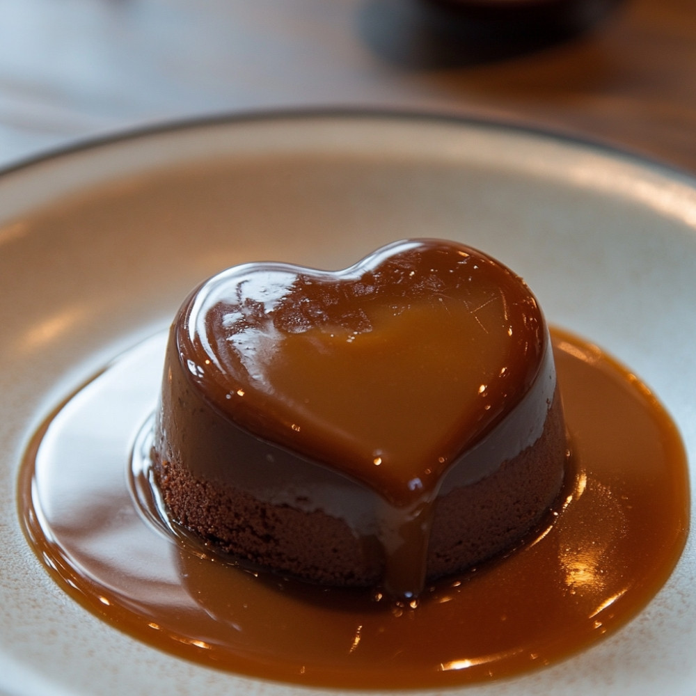 Moelleux au chocolat cœur fondant caramel