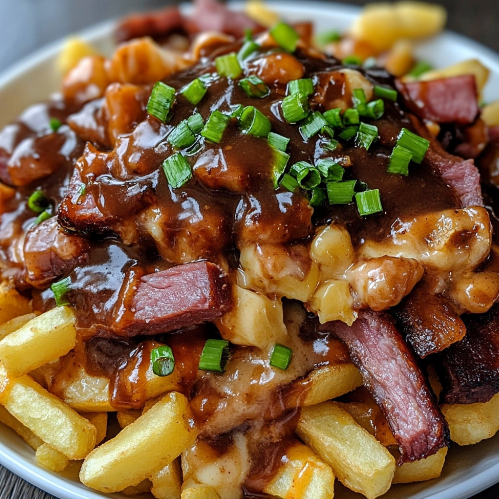 Poutine familale au smoked meat