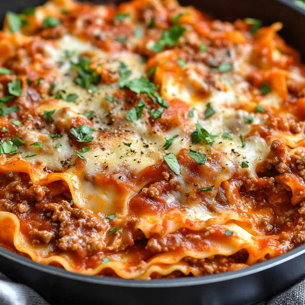 Szybka lasagne na patelni
