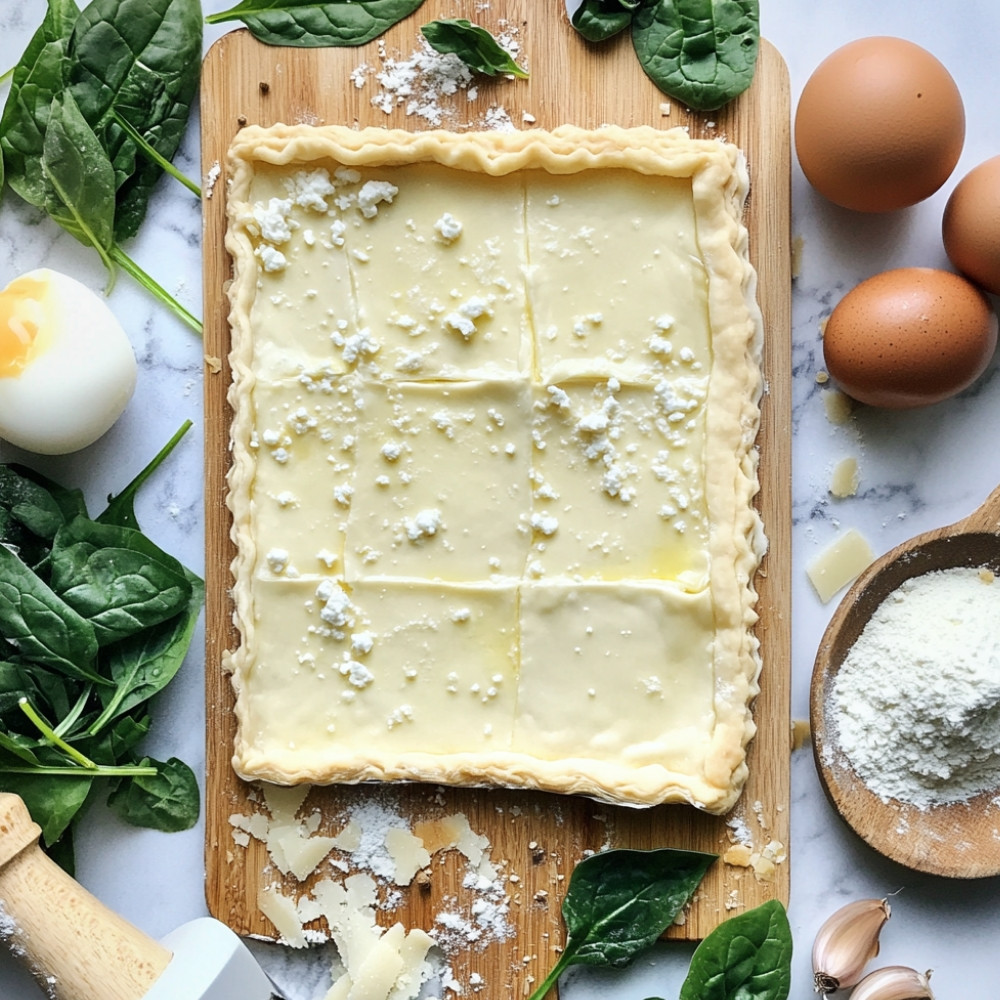 Tarta słona z ricottą