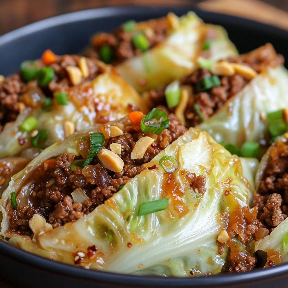 Zawijane mięso wołowe z kapustą