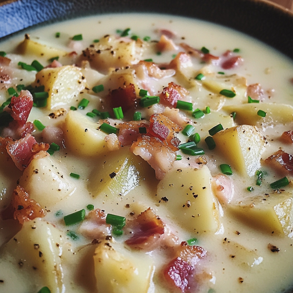 Zupa krem z porów z boczkiem