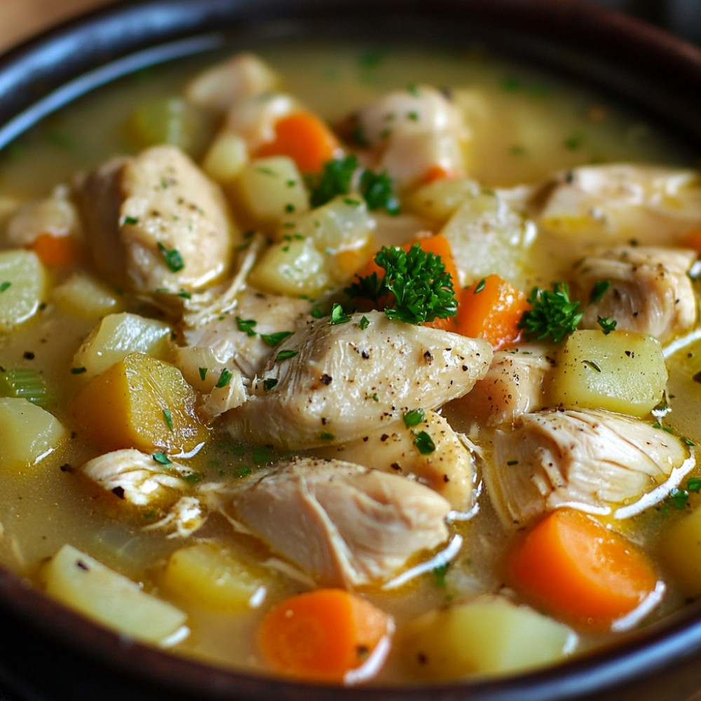 Zupa szkocka z kurczakiem