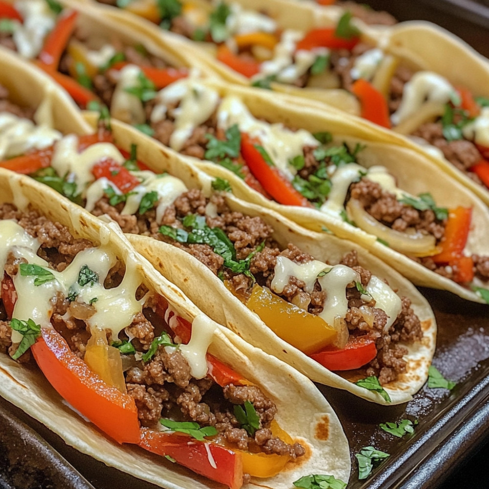 Barquettes style cheesesteak