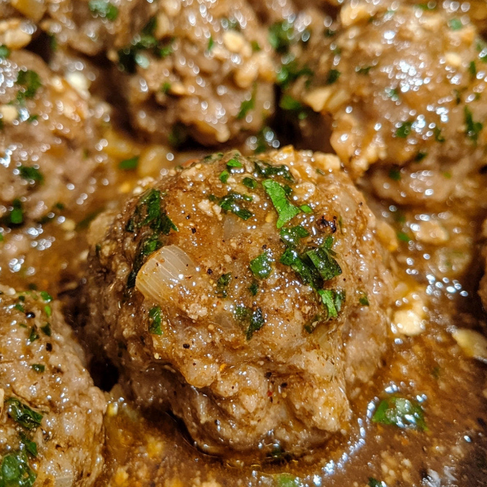Boulettes de porc sauce chili et Dijon à la mijoteuse