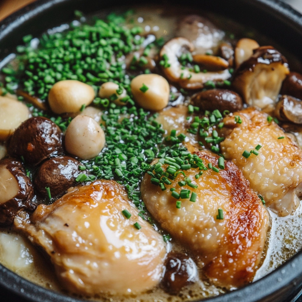 Bulion do fondue z kurczakiem