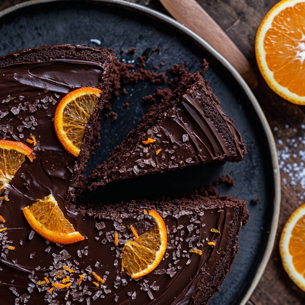 Ciasto czekoladowo-pomarańczowe
