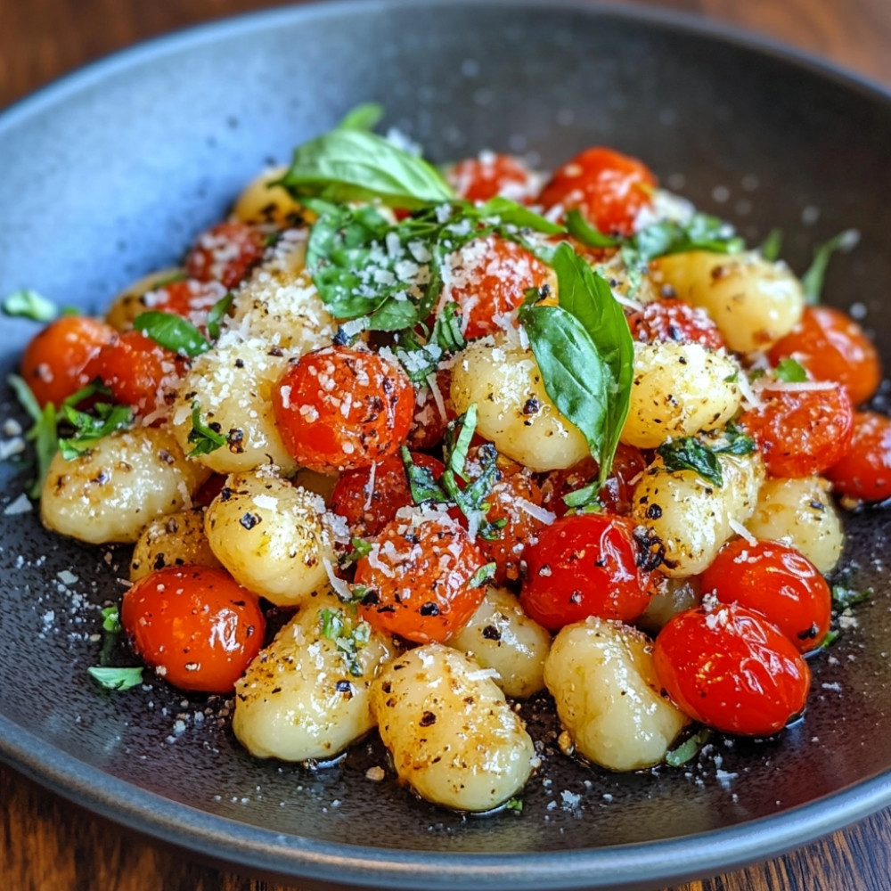 Gnocchi z pomidorami i parmezanem