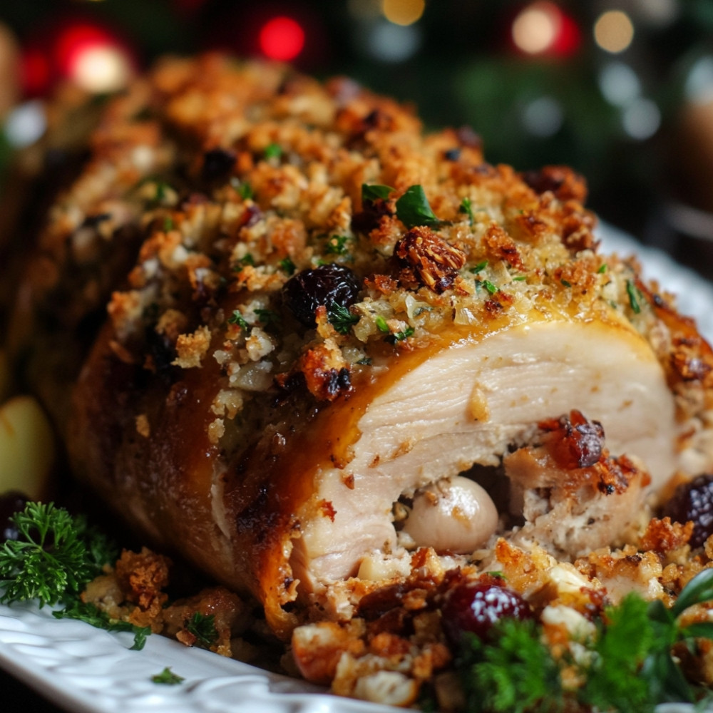 Indyk faszerowany na Święta