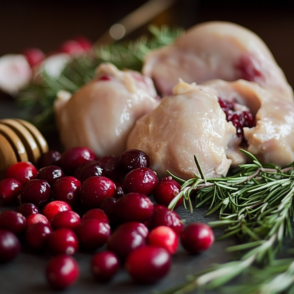 Kurczak z żurawiną i rozmarynem