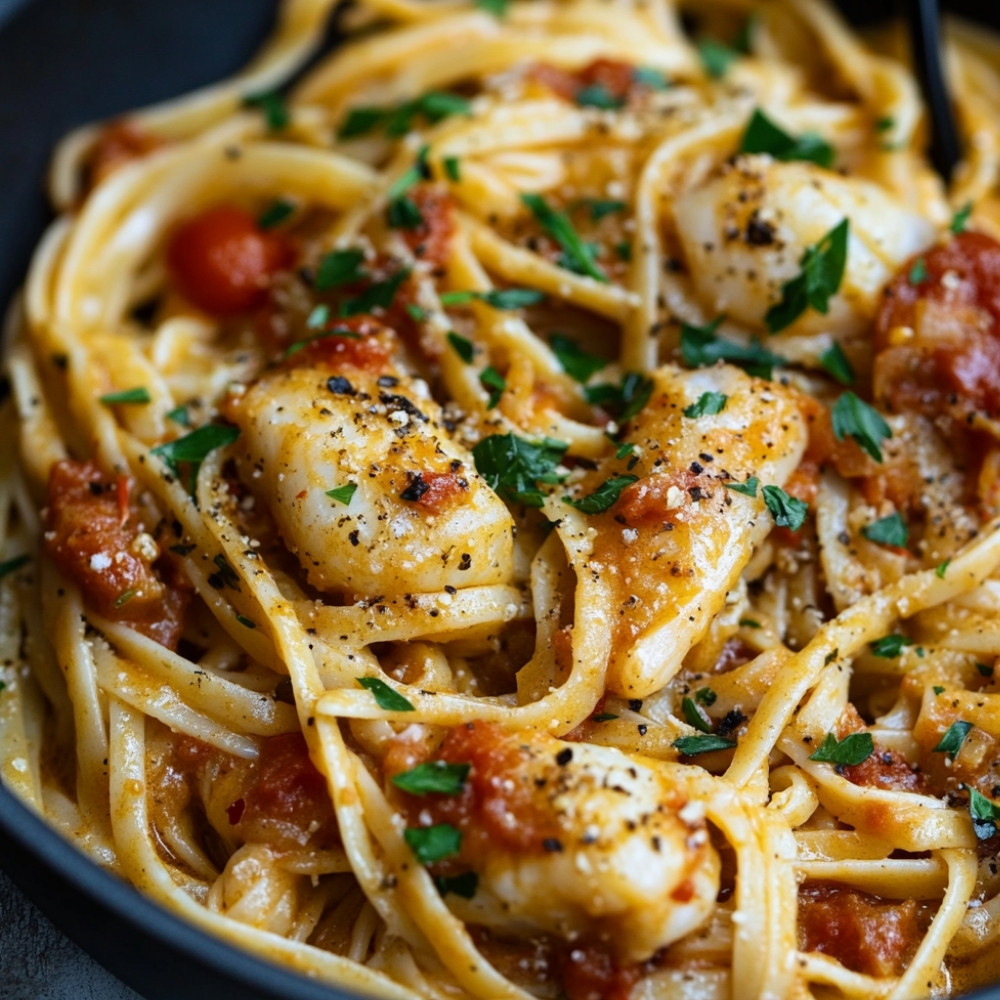 Linguine z rascassą