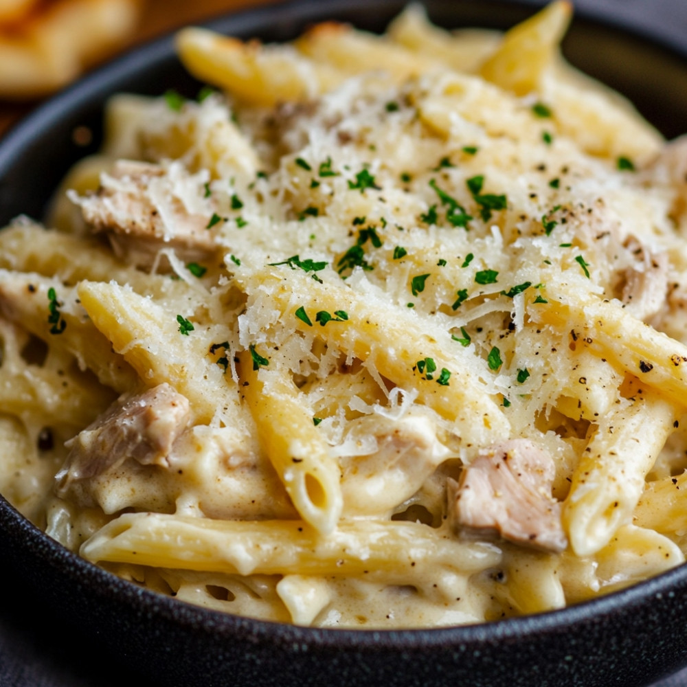 Makaron kremowy z tuńczykiem