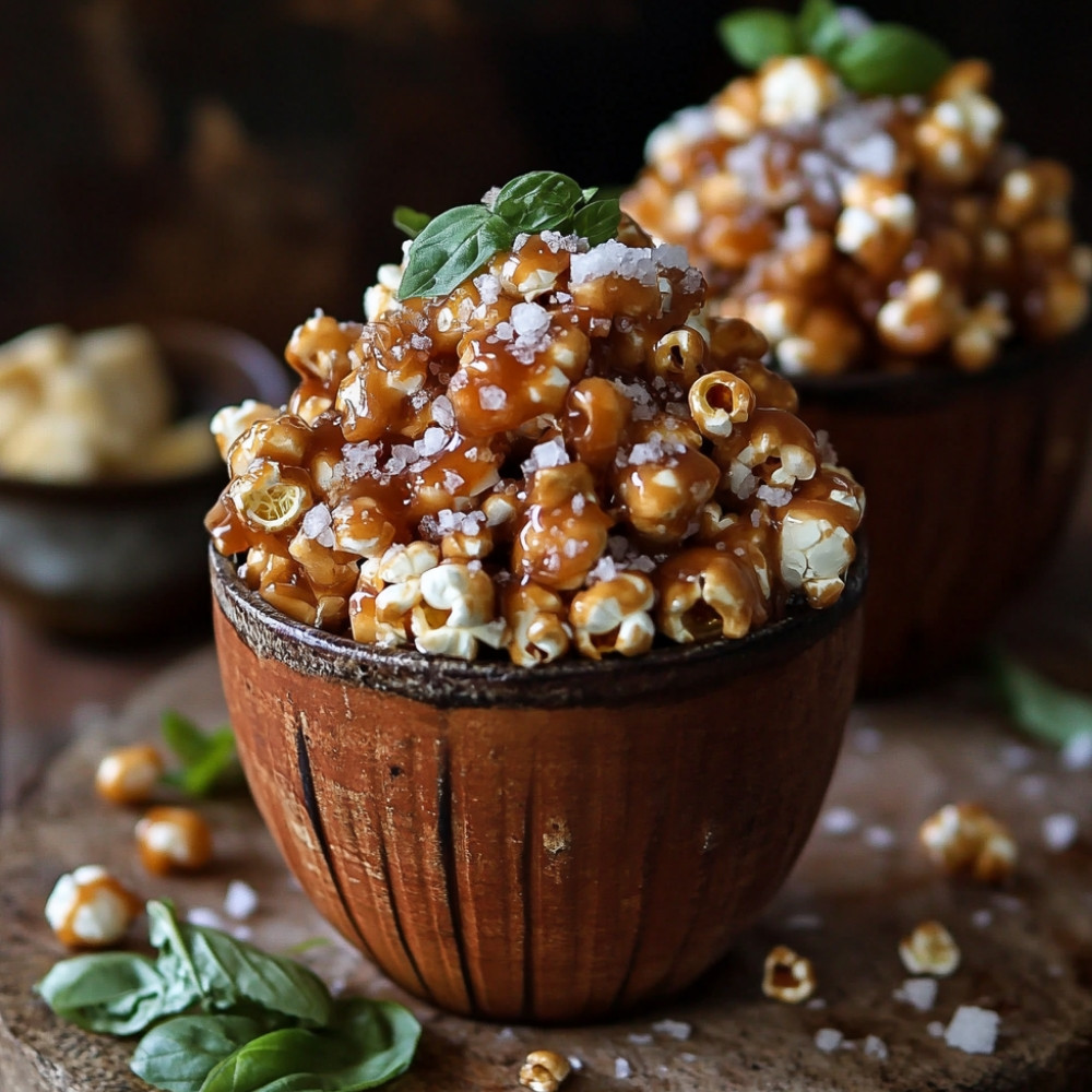 Pop-corn z solonym karmelem