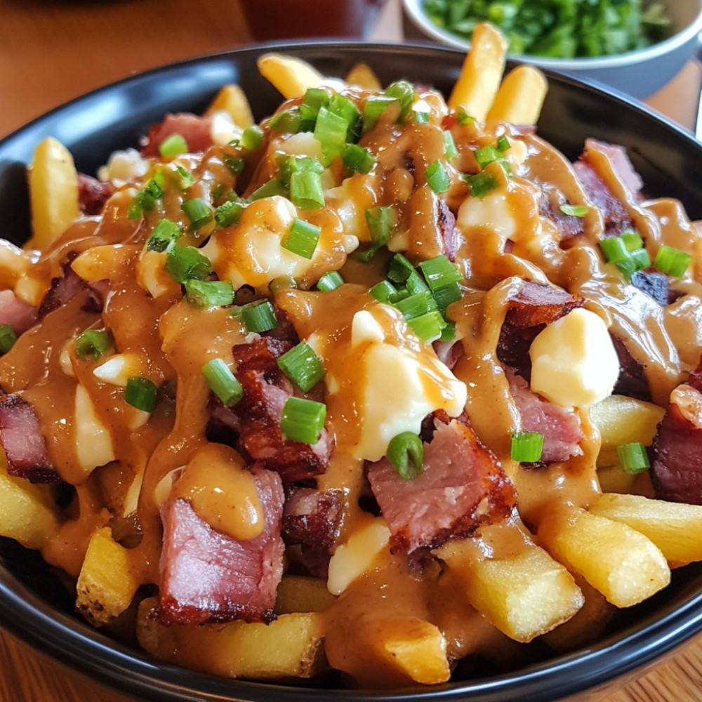 Poutine familale au smoked meat
