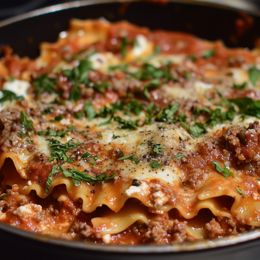 Szybka lasagne na patelni