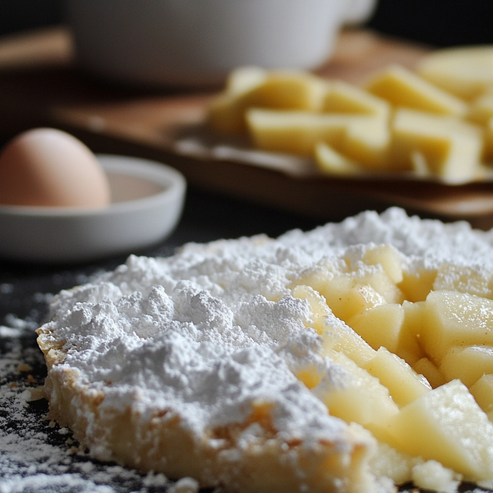 Tarta szarlotkowa po alsacjsku