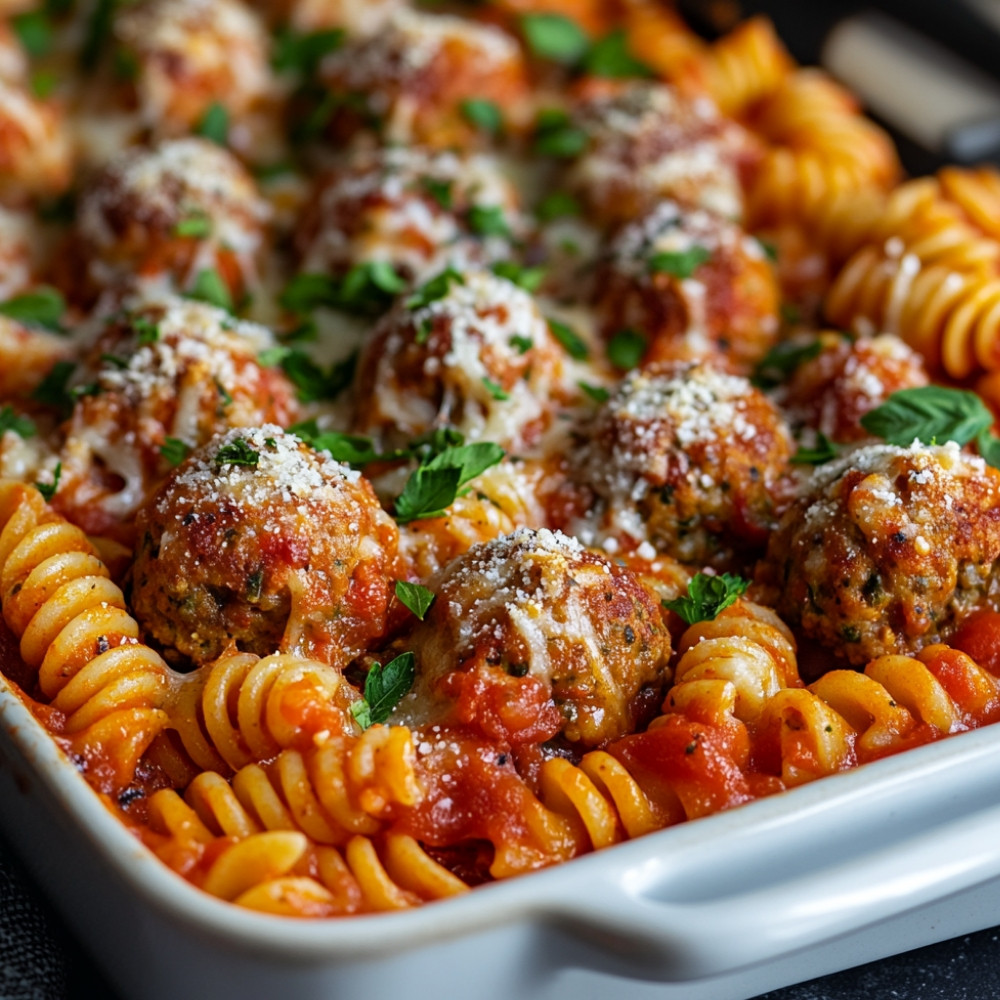 Zapiekanka z pulpecikami i sosem bolońskim wegańskim