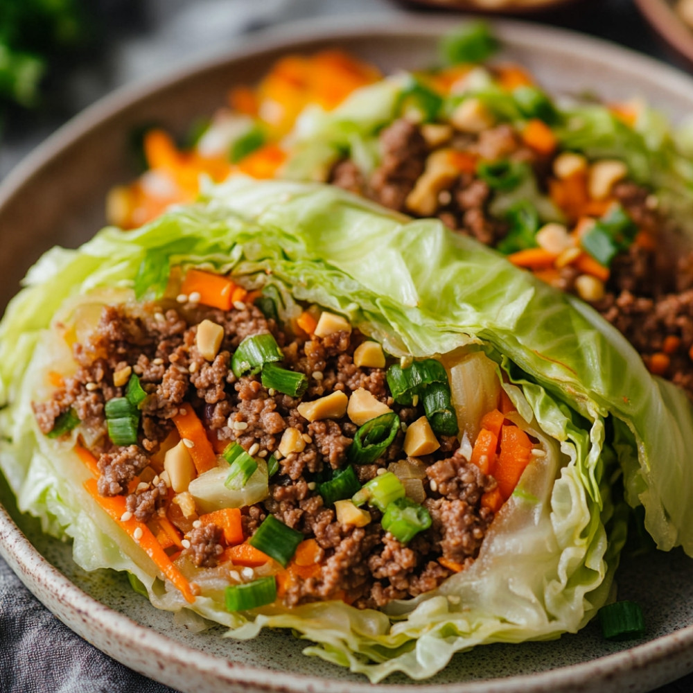 Zawijane mięso wołowe z kapustą