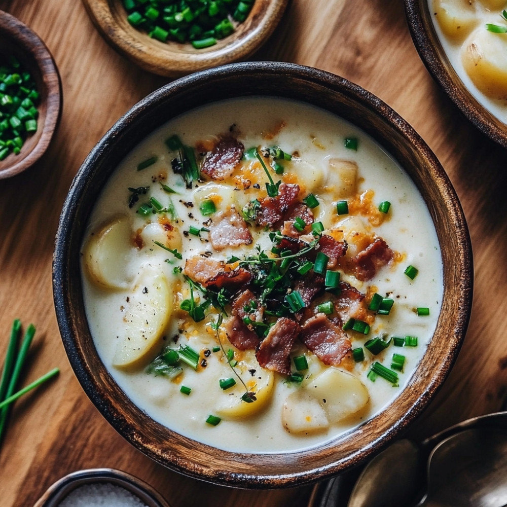 Zupa krem z porów z boczkiem