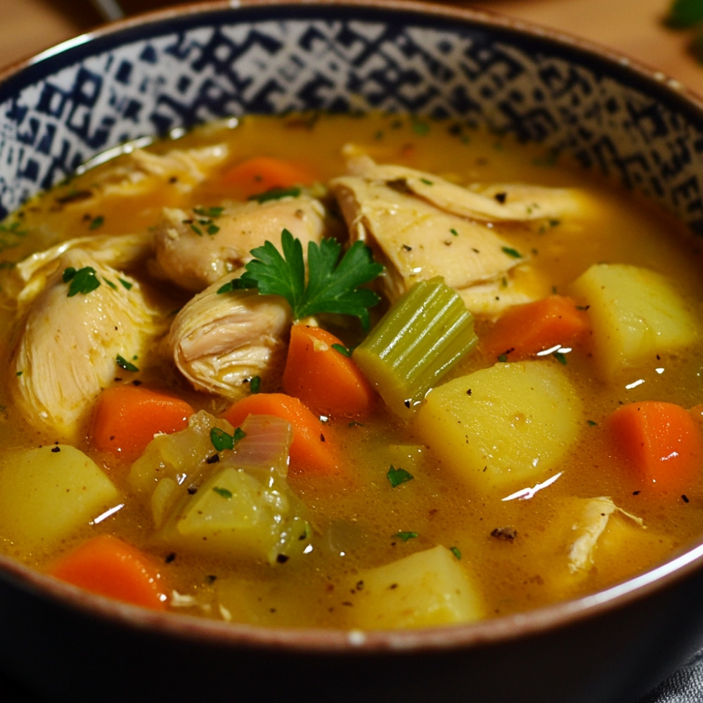 Zupa szkocka z kurczakiem