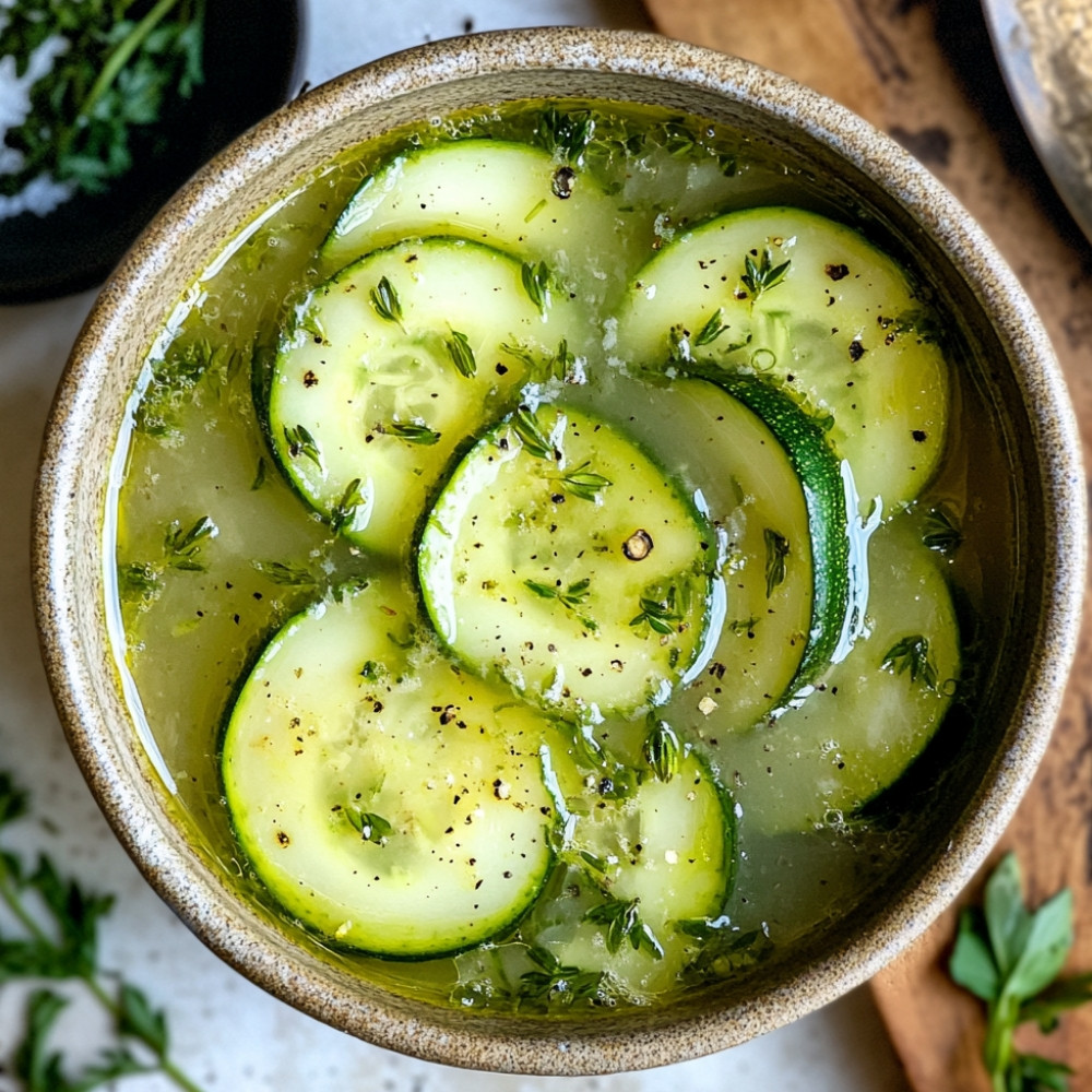 Zupa z cukinii z imbirem