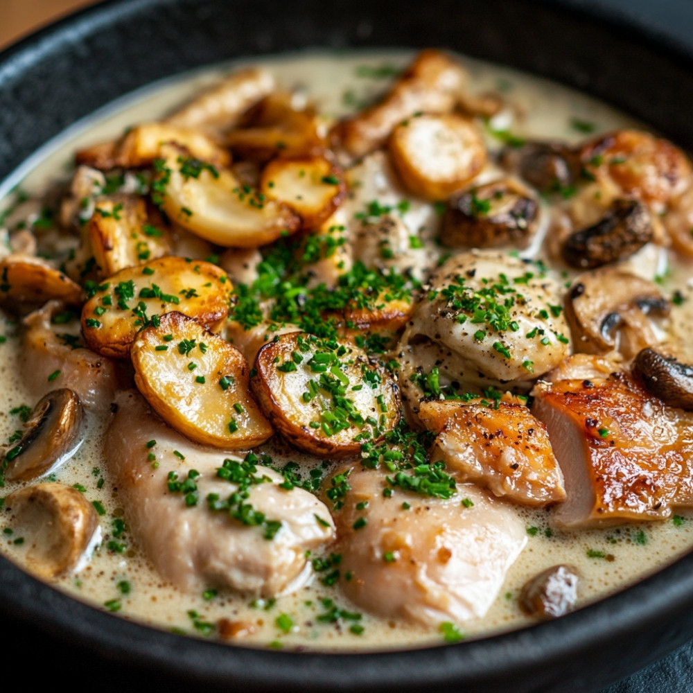 Bulion do fondue z kurczakiem