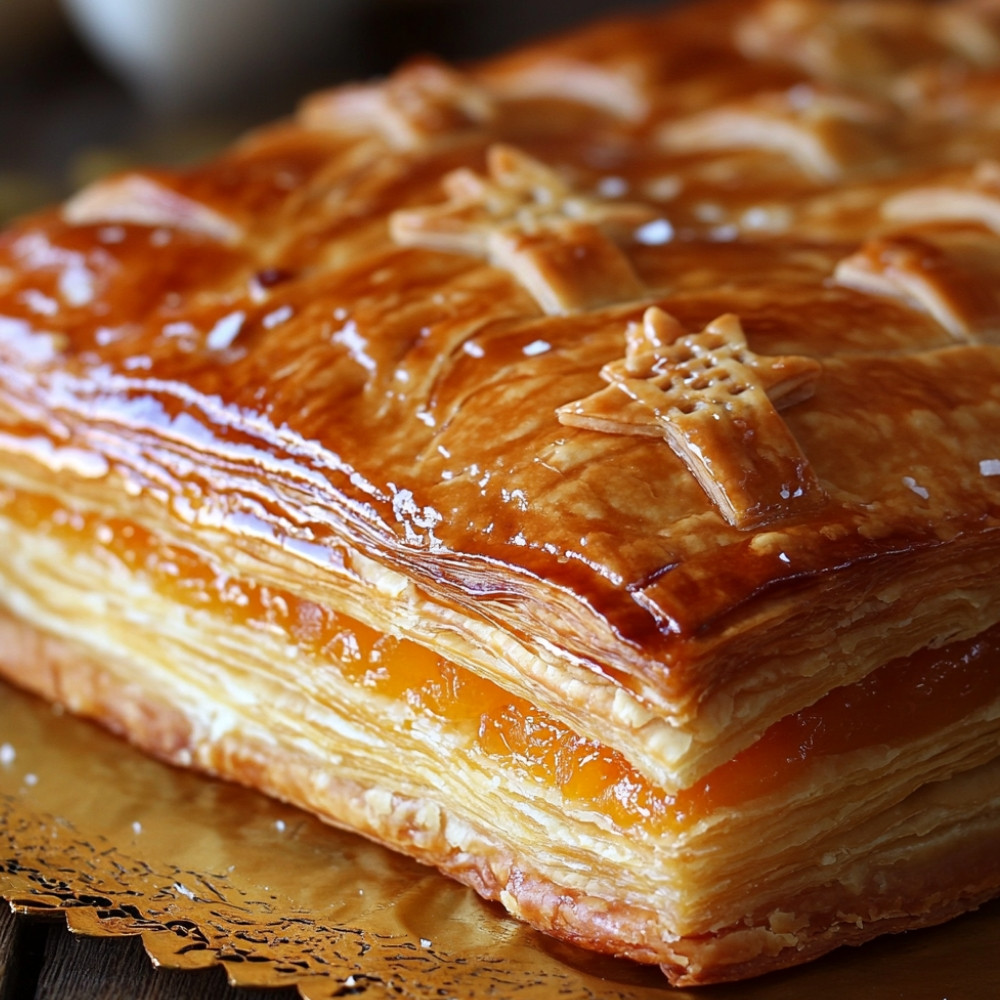 Galette des rois à l'abricot