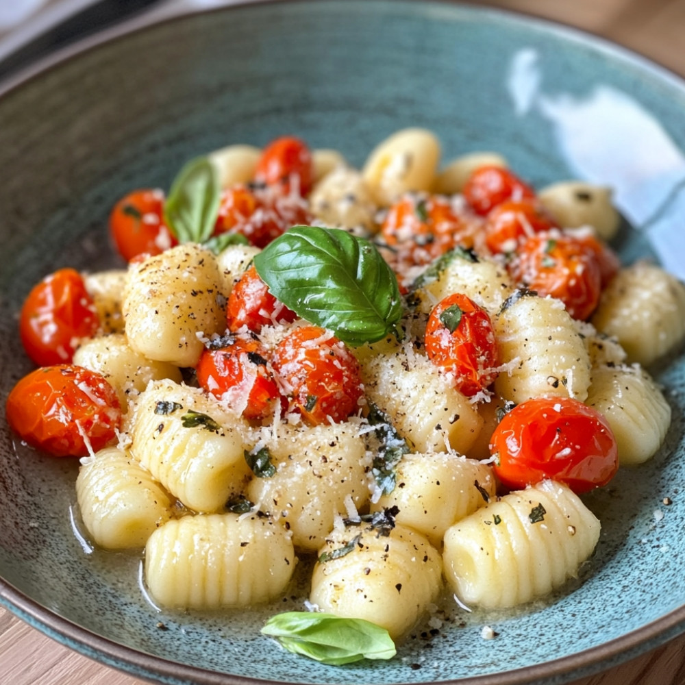 Gnocchi z pomidorami i parmezanem