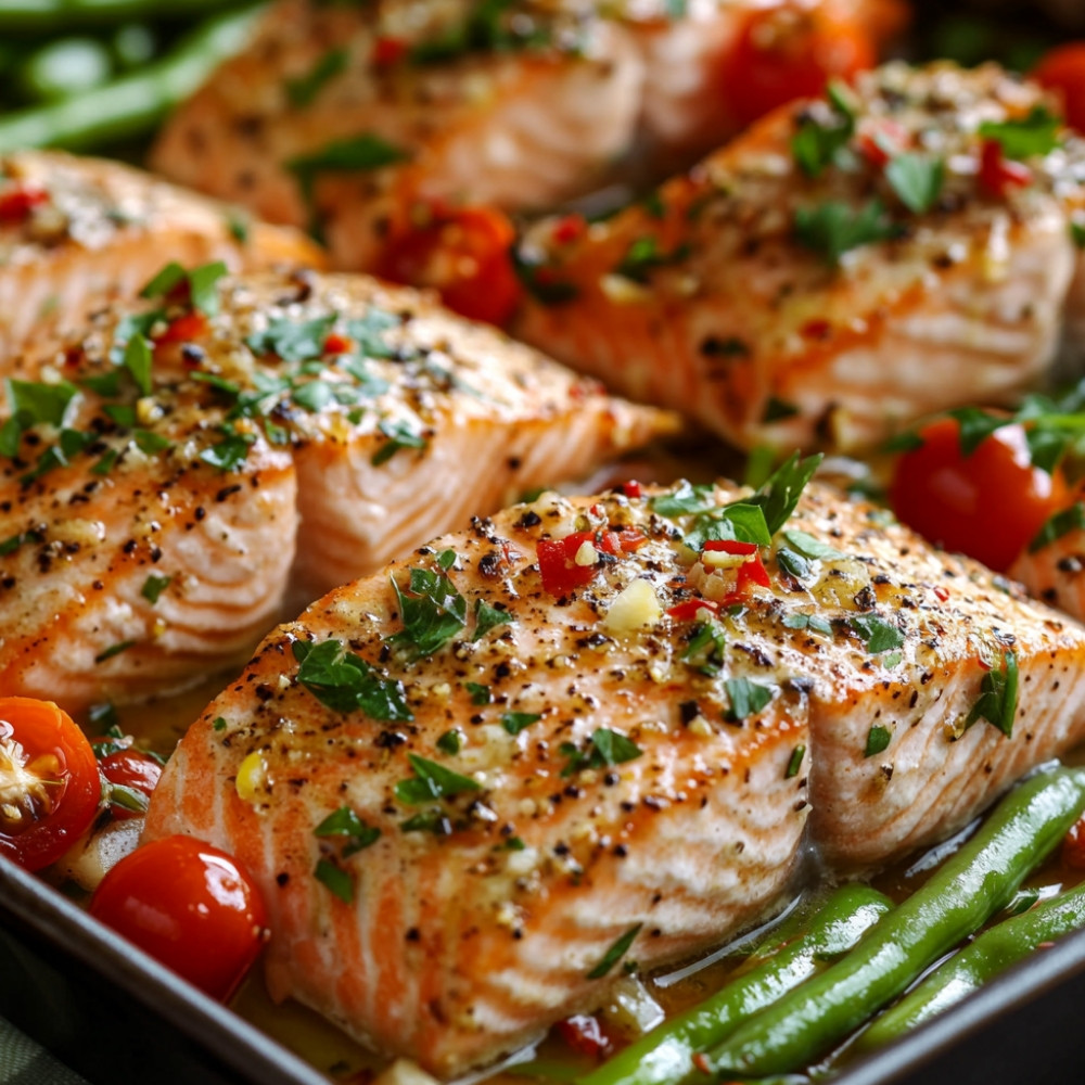 Łosoś pieczony w piekarniku