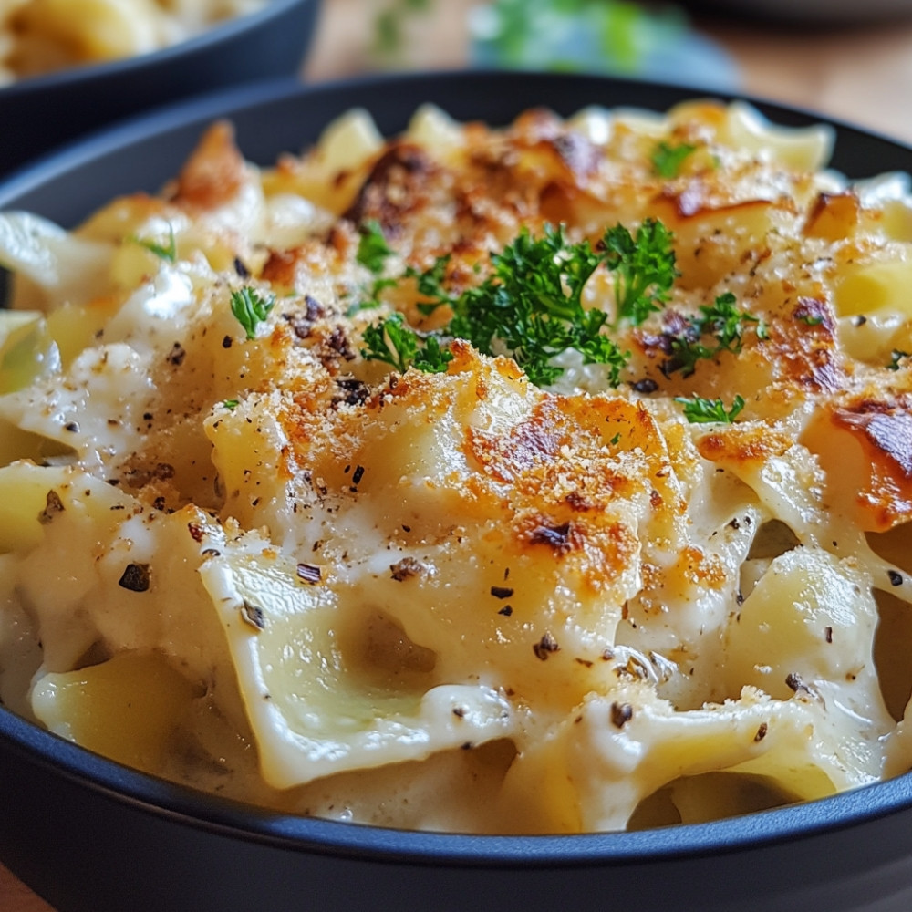 Makaron z zieloną kapustą i medalionem ardeńskim