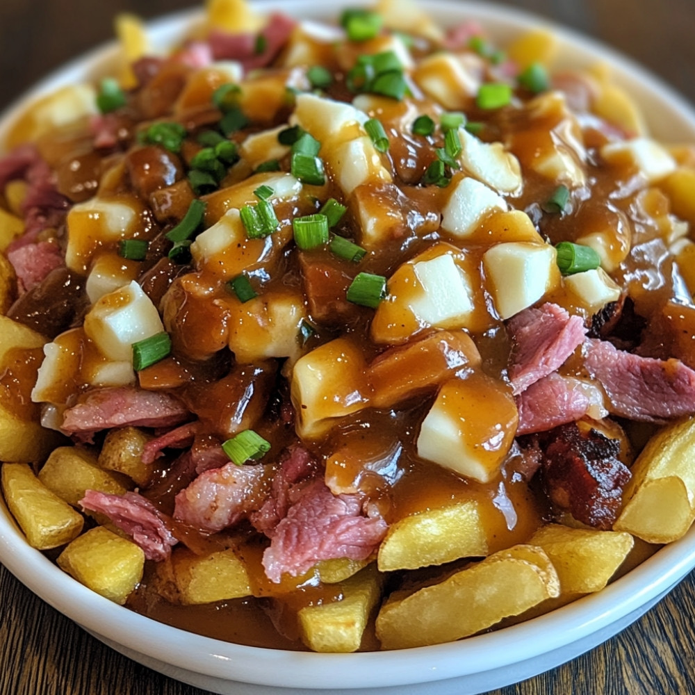 Poutine familale au smoked meat