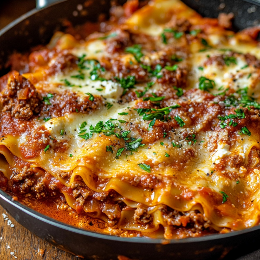 Szybka lasagne na patelni