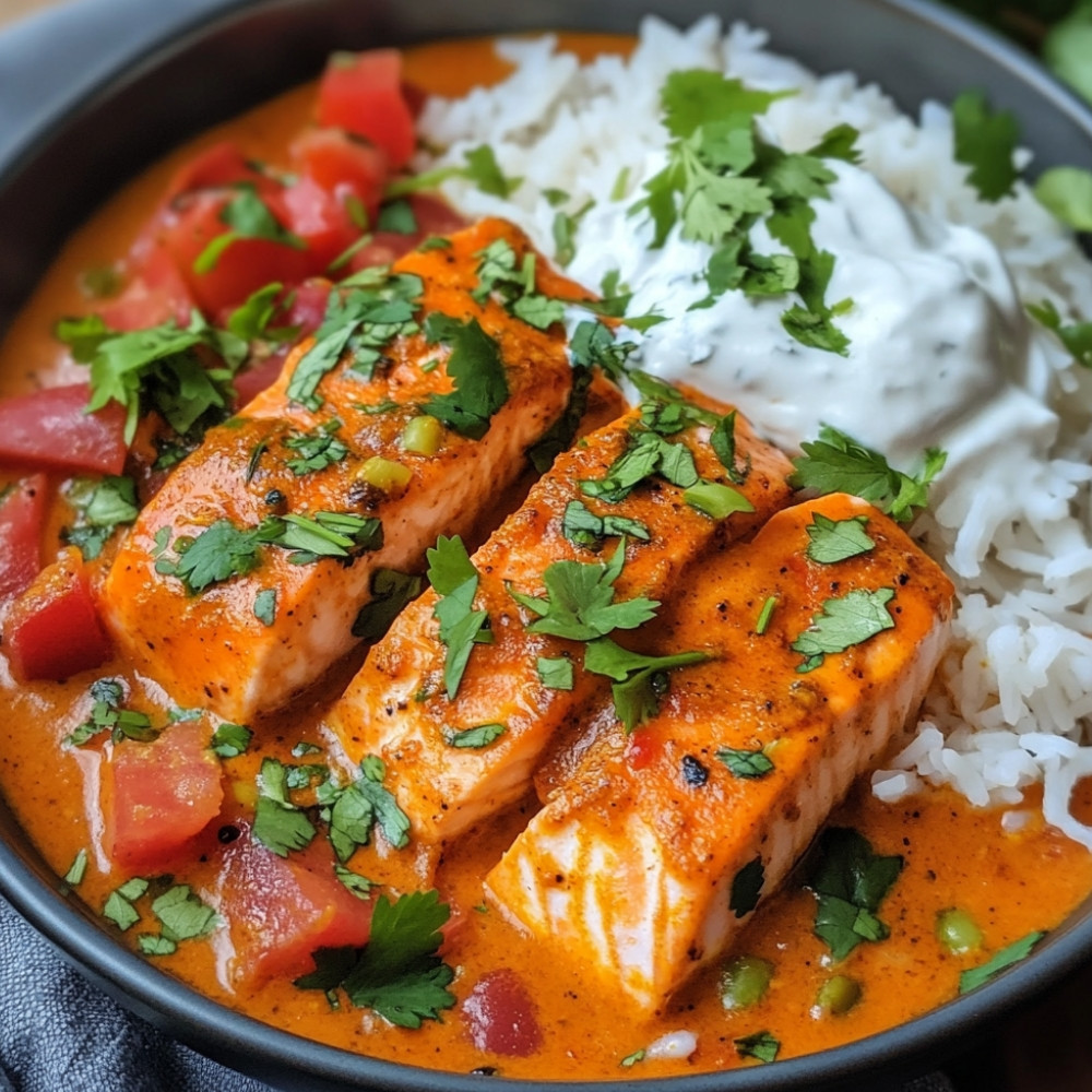 Tikka masala z łososia
