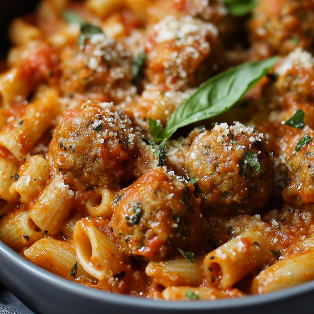 Zapiekanka z pulpecikami i sosem bolońskim wegańskim