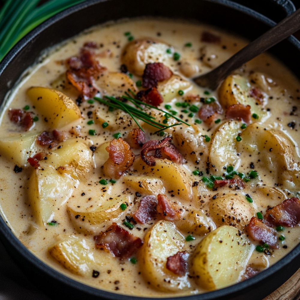 Zupa krem z porów z boczkiem