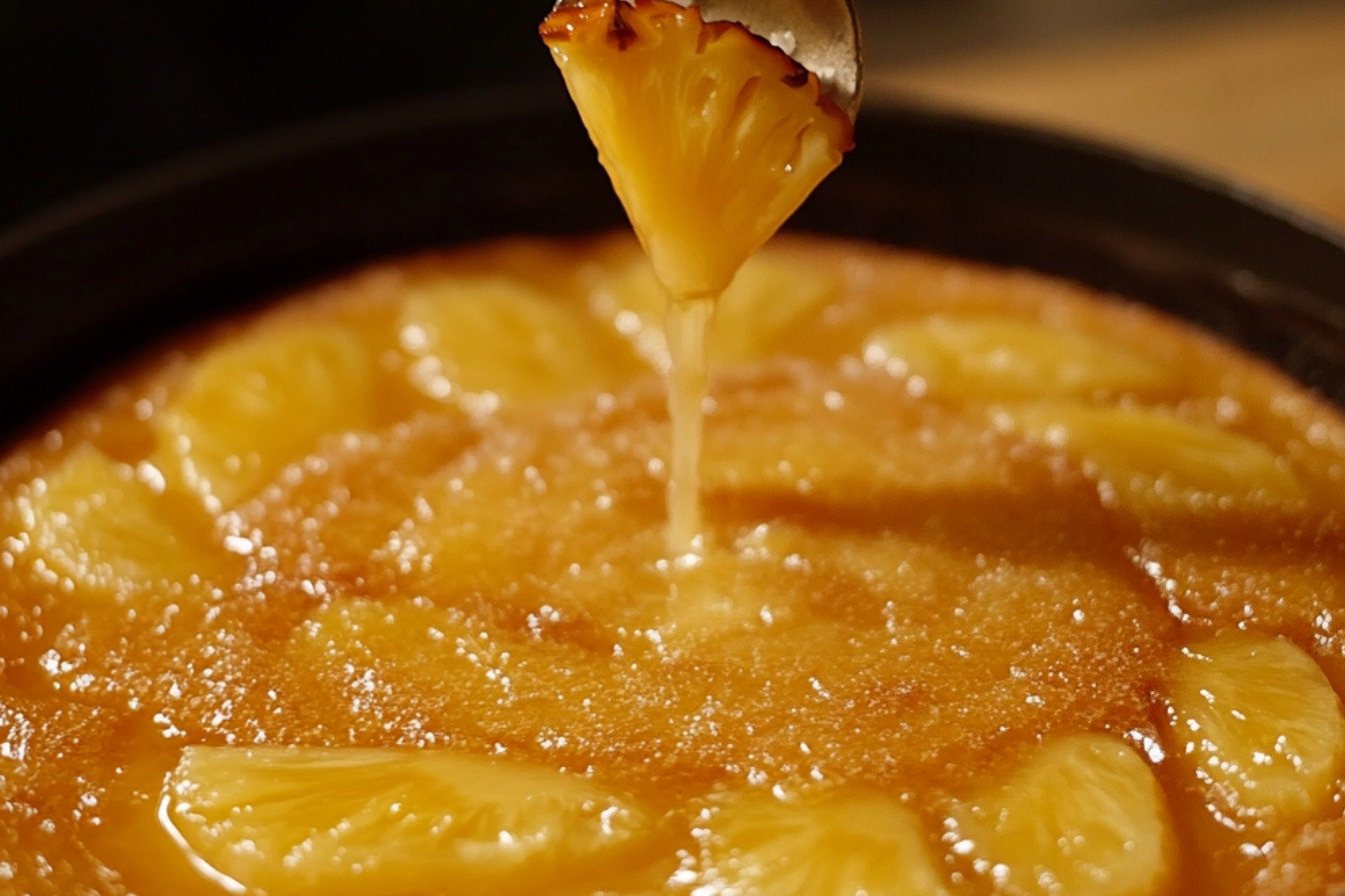 Ciasto odwrócone z ananasem