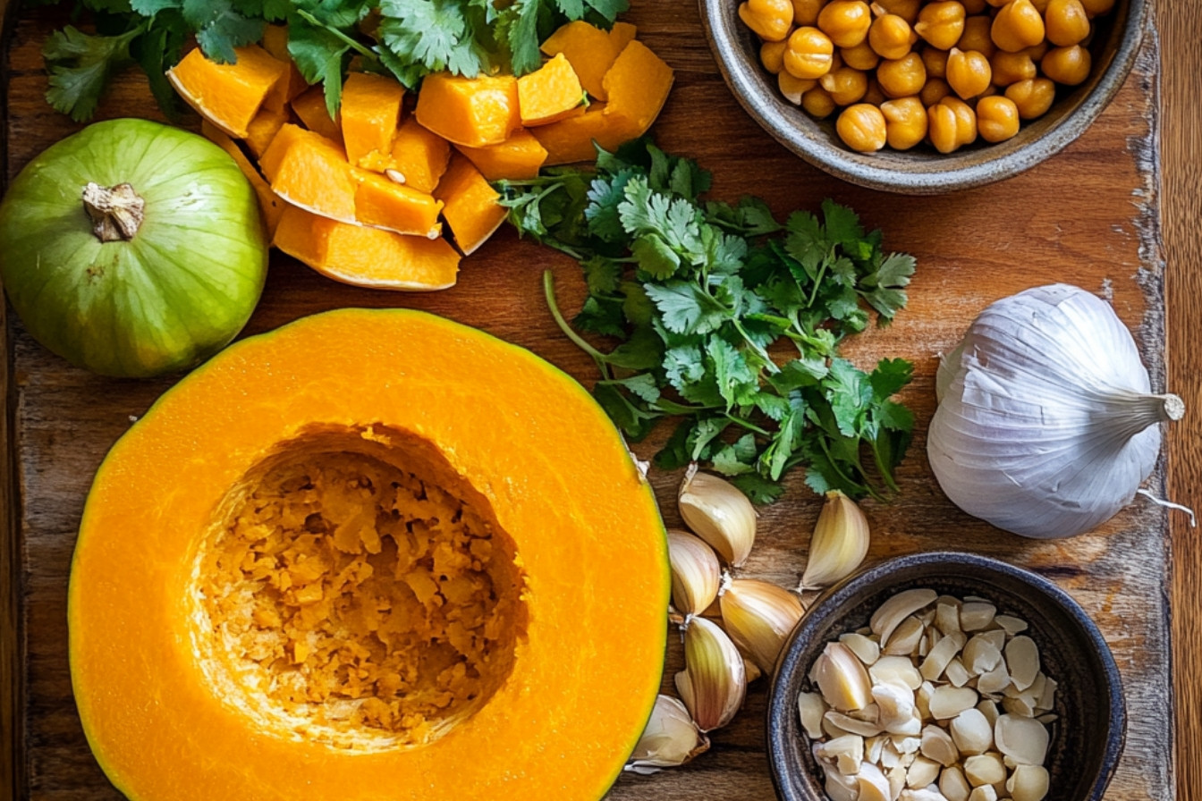Curry z dyni i ciecierzycy