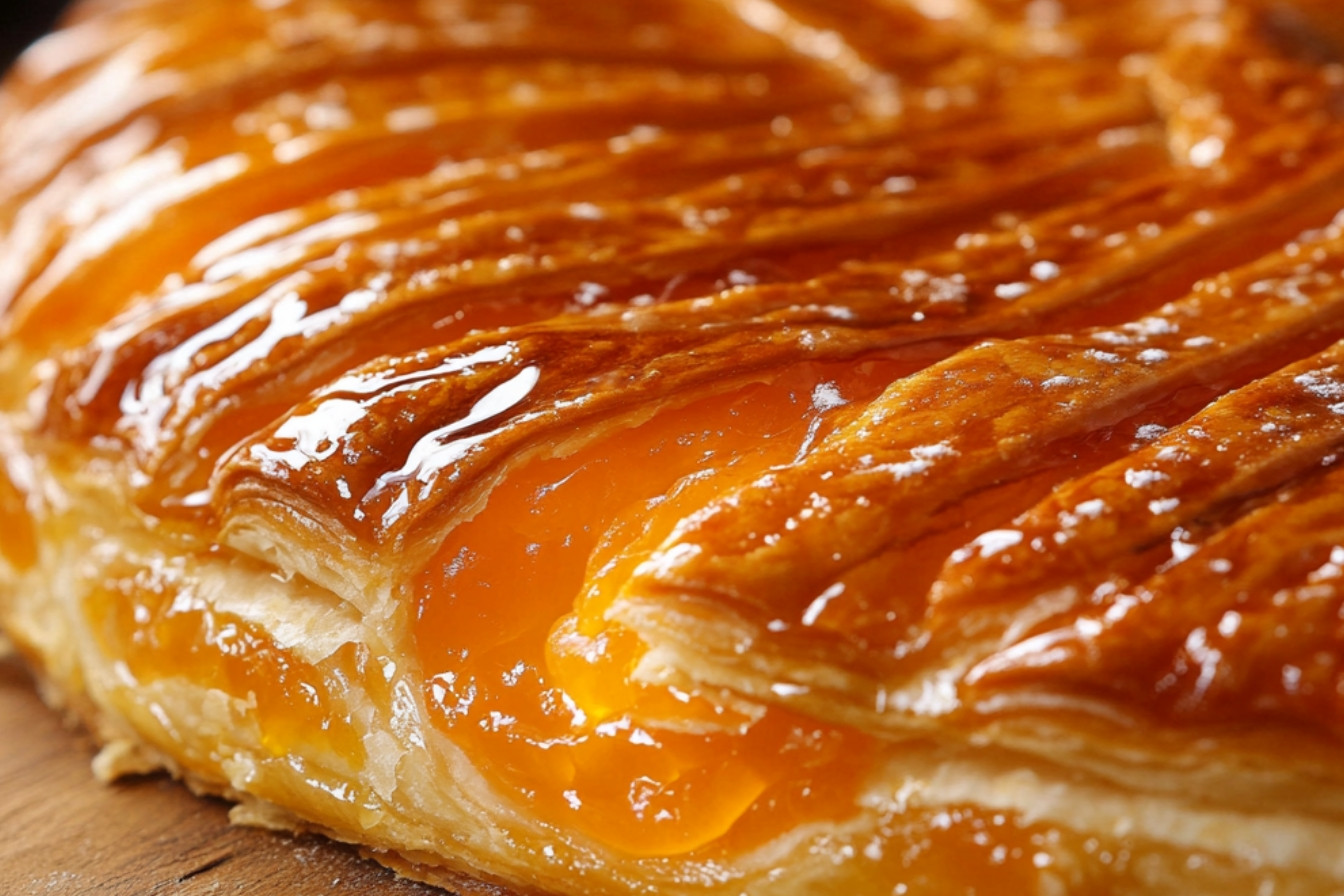 Galette des rois à l'abricot