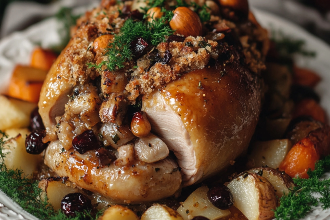 Indyk faszerowany na Święta