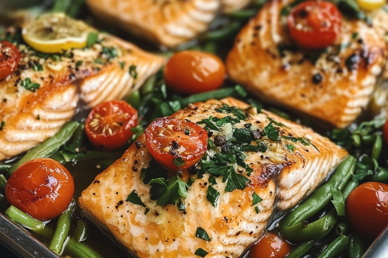 Łosoś pieczony w piekarniku