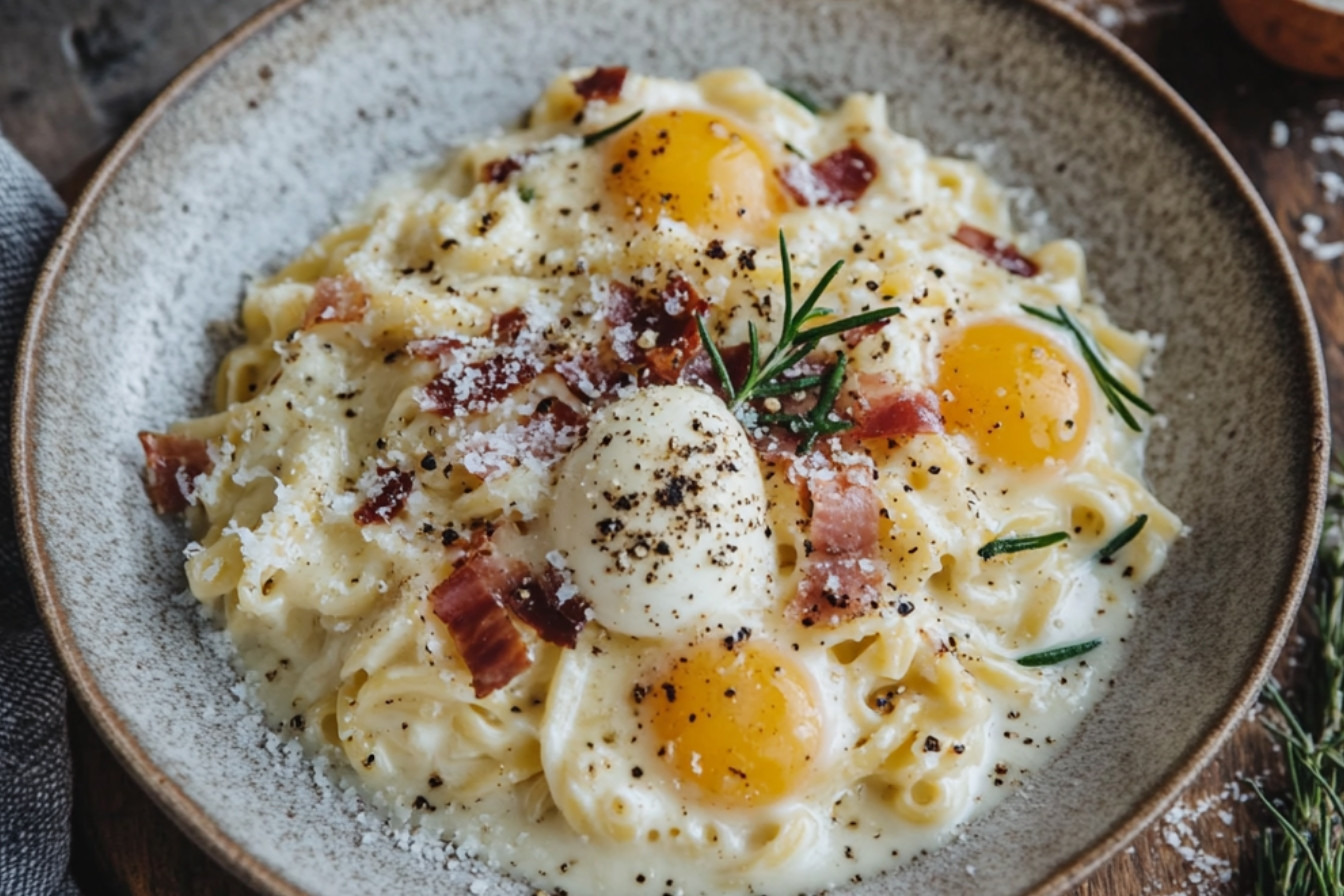 Makaron carbonara ekspresowy bezglutenowy