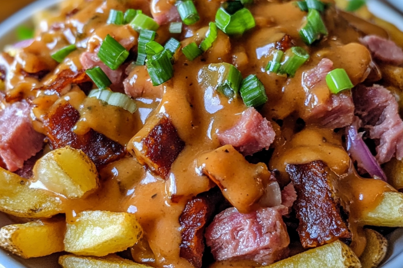 Poutine familale au smoked meat