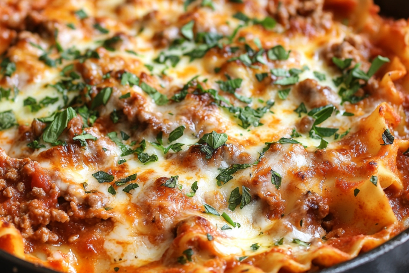 Szybka lasagne na patelni