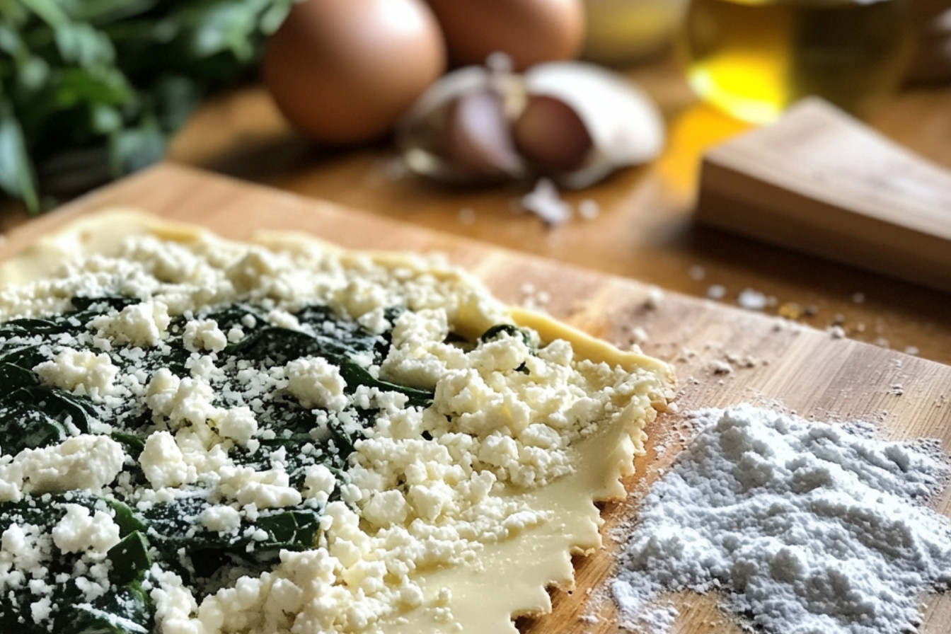 Tarta słona z ricottą